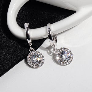 3부 랩 다이아 원터치 귀걸이 GIA 조이풀 데일리 예물 결혼 기념일 출산 선물