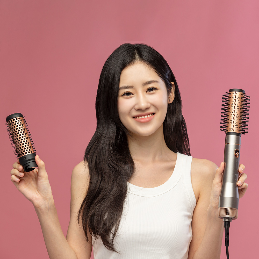 유닉스 헤어롤고데기 뽕고데기 볼륨고대기 봉고대기 아이롱브러쉬 뿌리