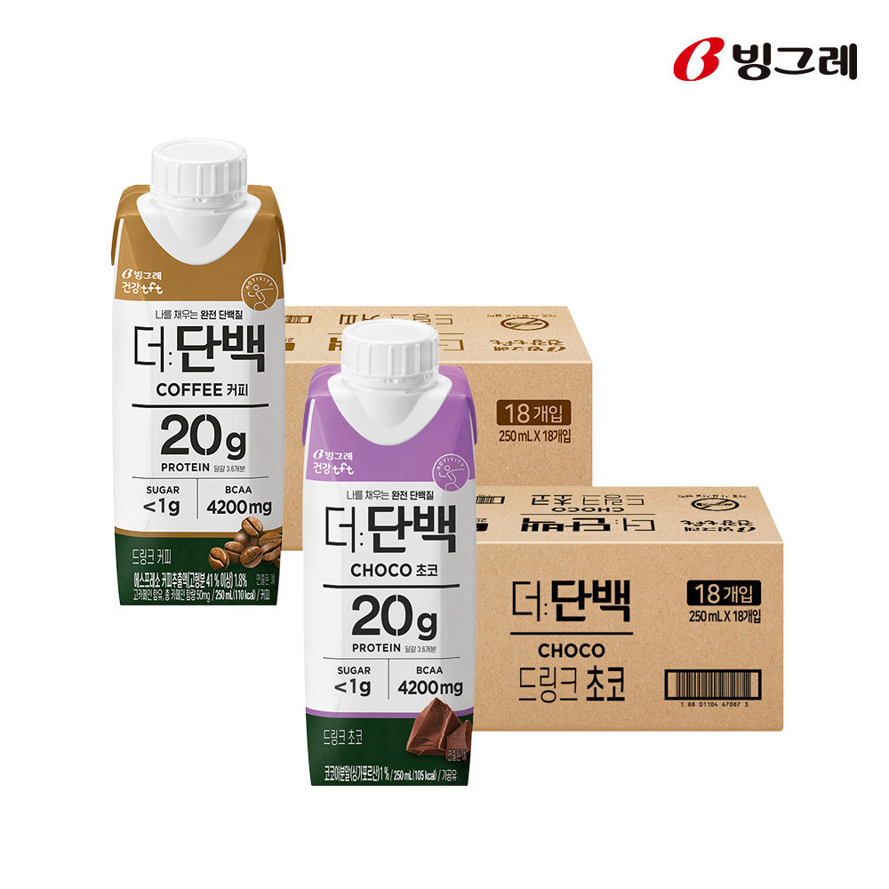 자연과사람들 더단백 드링크 멜론 250ml x 18개입