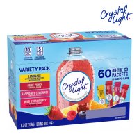 크리스탈 라이트 버라이어티 4가지맛 60팩 Crystal Light