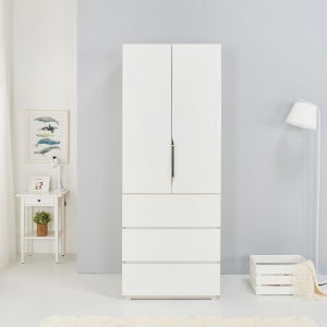 집무드 셀리아 3단서랍 싱글 원룸 키큰 옷장 800