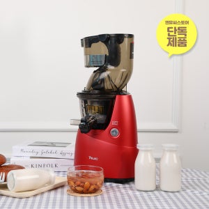 [네이버 단독] 엔유씨 홀슬로우 주서 더블 착즙기 HSJ-E2060 매트다크레드