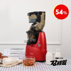 [네이버 단독] 엔유씨 홀슬로우 주서 더블 착즙기 HSJ-E2060 매트다크레드