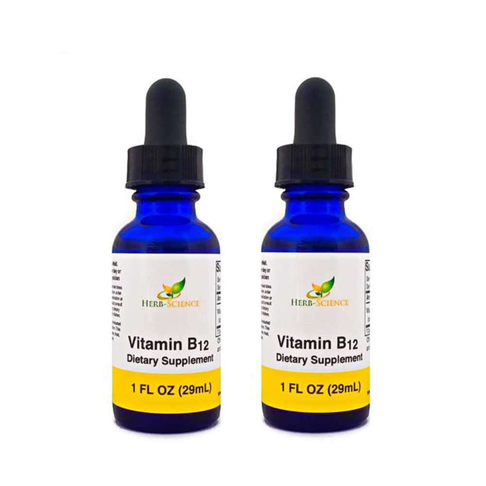허브사이언스 액상 비타민B12 <b>시아노코발라민</b> 29ml x2개