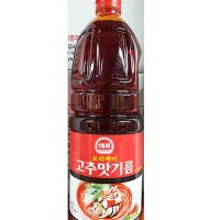 업소용 대용량 고추맛기름 1.8L 국밥 찌개 고추 오일