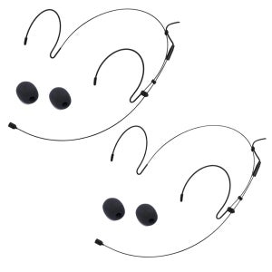 4p 귀걸이 헤드셋 (2세트) 슈어 JTS 호환 블랙 무선 헤드 이어 마이크