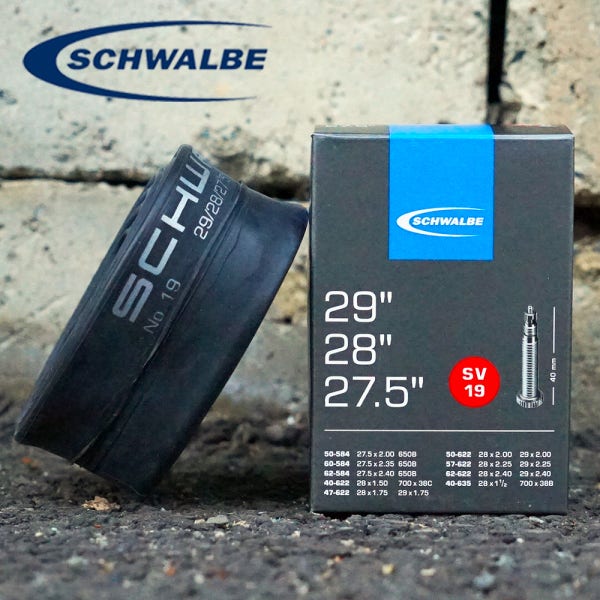 슈발베 MTB 자전거 튜브 66.9cm(27.5) 73.7cm(29) SV19 40mm