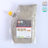 텃밭 본초장원 흑임자 드레싱 1.2kg 샐러드소스 흑임자소스