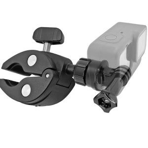 집게형 액션캠 거치대 삼각 1/4 폴마운트 카메라 고프로