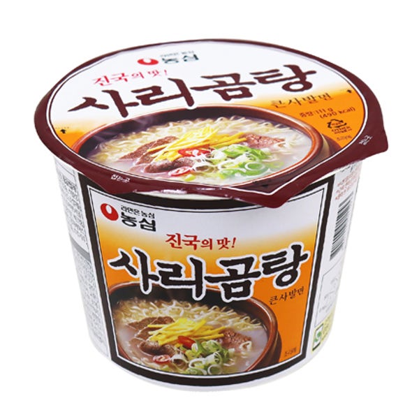 농심 사리곰탕 큰사발 111g 16개 1박스 한박스 [최근제조상품]