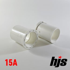 PVC 수전소켓 (암나사) 15A / 밸브소켓 발소 플라스틱 파이프