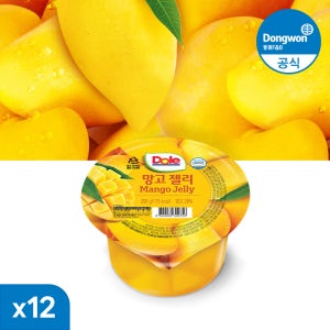 동원 Dole 컵 젤리 망고, 200g, 12개