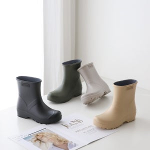 미들 숏 레인부츠 완벽 방수 국내제작 여름 장마 필수 키높이 발편한 장화