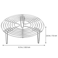 화분정리대 랙스팀 스탠드 요리 삼발이 라운드 냄비 냉각 계란 스테인레스 베이킹 압력 쿠커 바구니 캐닝 와이어