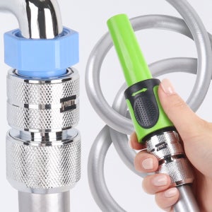 물호스 베란다 세차 호스 물 분사기 수도 청소 호수 말랑이10M 황동 커넥터 풀세트