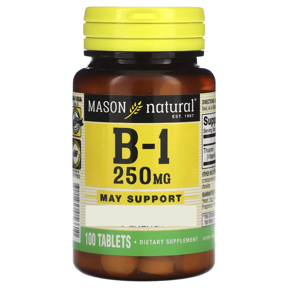 <b>메이슨 내추럴 비타민B1</b> 티아민 250mg 100정