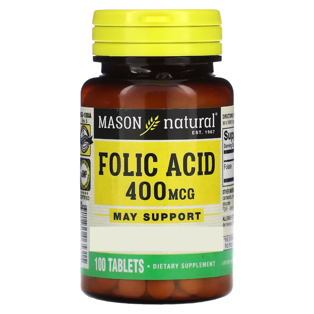 <b>메이슨 내추럴 엽산</b> 400mcg 100정