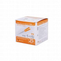 정림 일회용 주사침 여드름 주사바늘 니들 멸균 약국 25G 25mm 100개입