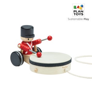 플랜토이즈 아기 유아 원목 걸음마 장난감 북치는 병정 5276 끌차 돌아기 선물