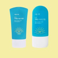 식물나라 선크림 선로션 산소수 지성피부 수분 젤 60ml+60ml