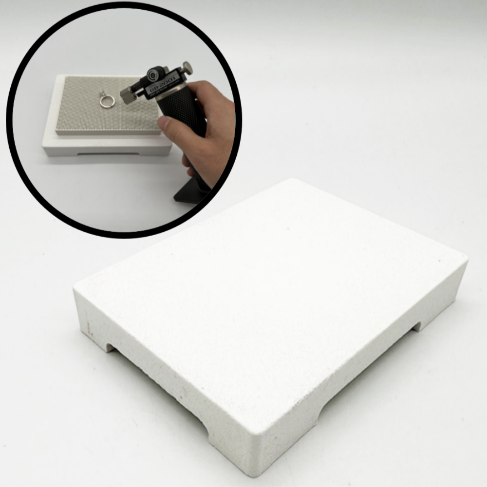 내화벽돌 땜벽돌 세라믹벽돌 소형 165x125x30mm 내화판 금속땜작업용 금속공예