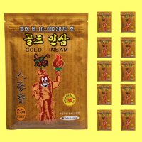 한방 골드 인삼 패드 25매 x 10팩 붙이는 파스 형태