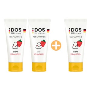 2+1 독일 도스 어린이 유아 치약 75g 무불소 저불소 유기농 저자극 치약