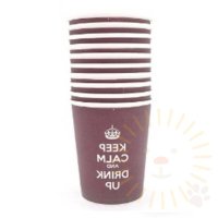 단디 종이컵 300ml 10개입 아메리카노컵 카페일회용컵