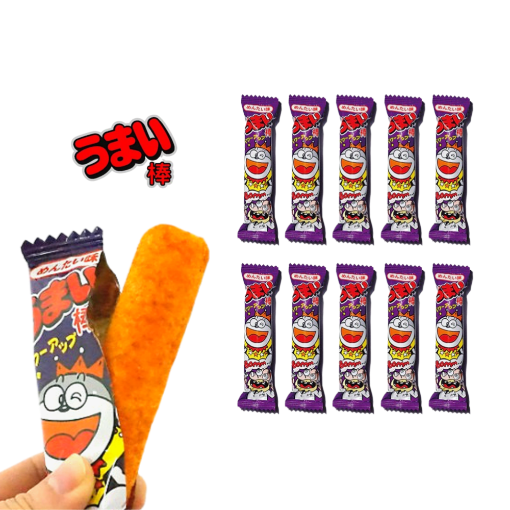 우마이봉 멘타이 매운맛 일본과자 옥수수과자 콘스낵