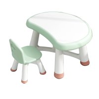 아기책상 테이블 세트 돌아기책상 아동 의자 미술 키즈 학습용 유아 보드 가정용