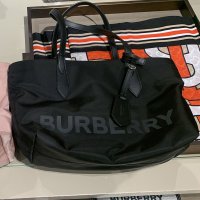 [확보상품] BURBERRY 버버리 로고 나일론 토트백 스몰 80528571