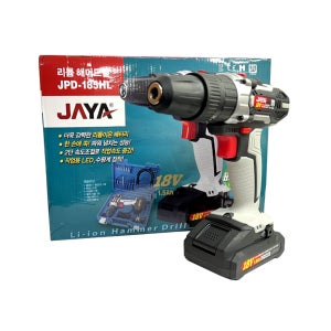 자야 가정용 18V 1.5Ah 충전 해머드릴 JPD-185HL