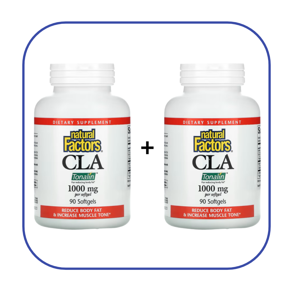 Natural Factors <b>토날린</b> 1000mg 90정 1+1