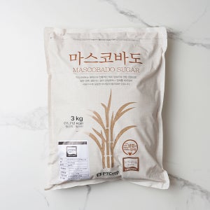 두레생협 유기농 마스코바도 (3kg) 공정무역 필리핀 사탕수수 비정제원당