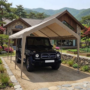 조립식 캐노피천막 쉘터 장박 몽골텐트 방수 가제보 포장마차 그늘막 바람막이 2x3기본형