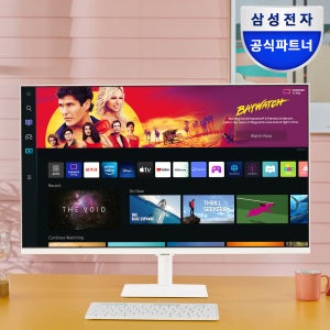 삼성전자 스마트 모니터 S32CM501 화이트 무선 덱스 미러링 IoT OTT