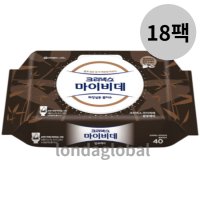 크리넥스 밤부케어 마이 비데 화장실 물티슈 40매18팩