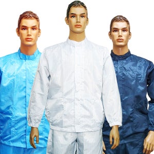 무료인쇄 - 제전 방진복 C카라 상하세트 - 방역복 보호복 도장복 크린룸 작업복