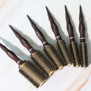 [Tina Beauty] 세라그래핀 에어홀 라운드 브러쉬 6호 (25mm)