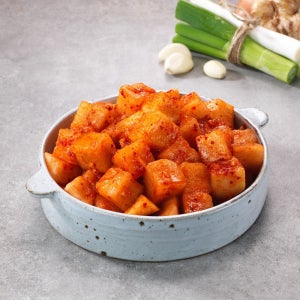 청우 맛있는 깍두기 무 김치 업소용 중국산 수입 10kg, 1개