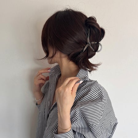 레이스룸 올림 긴 머리 헤어 집게핀 꼬임 메탈 대 왕 숱많은 빅사이즈 3세대 국산