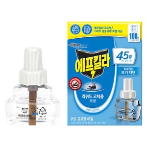 에프킬라 리퀴드 교체용 무향 리필 45일 전자 모기약 모기향