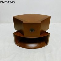 Iwiistao HIFI 1 인치 빈 우드 혼 솔리드 쌍 고음 보정, 풀 레인지 슈퍼 트위터 265mm