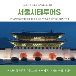 [단독여행](외국인) 경복궁 북촌한옥마을 조계사 인사동 여의도유람선 서울시티투어 S