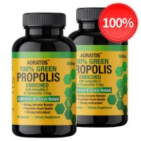 Aoratos 그린프로폴리스 브라질산 100% PROPOLIS 120 캡슐 플라보노이드