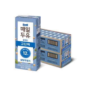 매일두유 고단백 190ml 48팩 [+오트밀 900g 추가 구매 옵션] [도착보장]