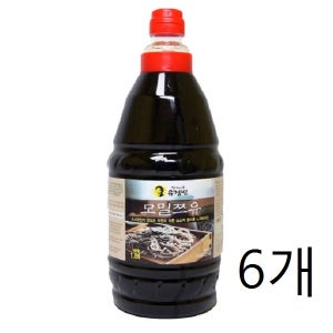 이엔푸드 유경빈 모밀쯔유1.8L 6개 1박스