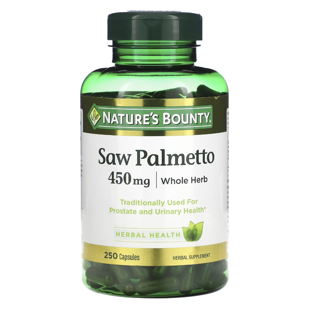 <b>네이처스 바운티 쏘팔메토</b> Serenoa repens 450mg 250캡슐