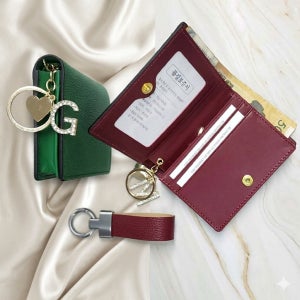 여성 반 지갑 이단 가죽 미니 두리 공방 카드 미니