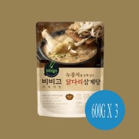 CJ 비비고 누룽지닭다리 삼계탕 600G X 3